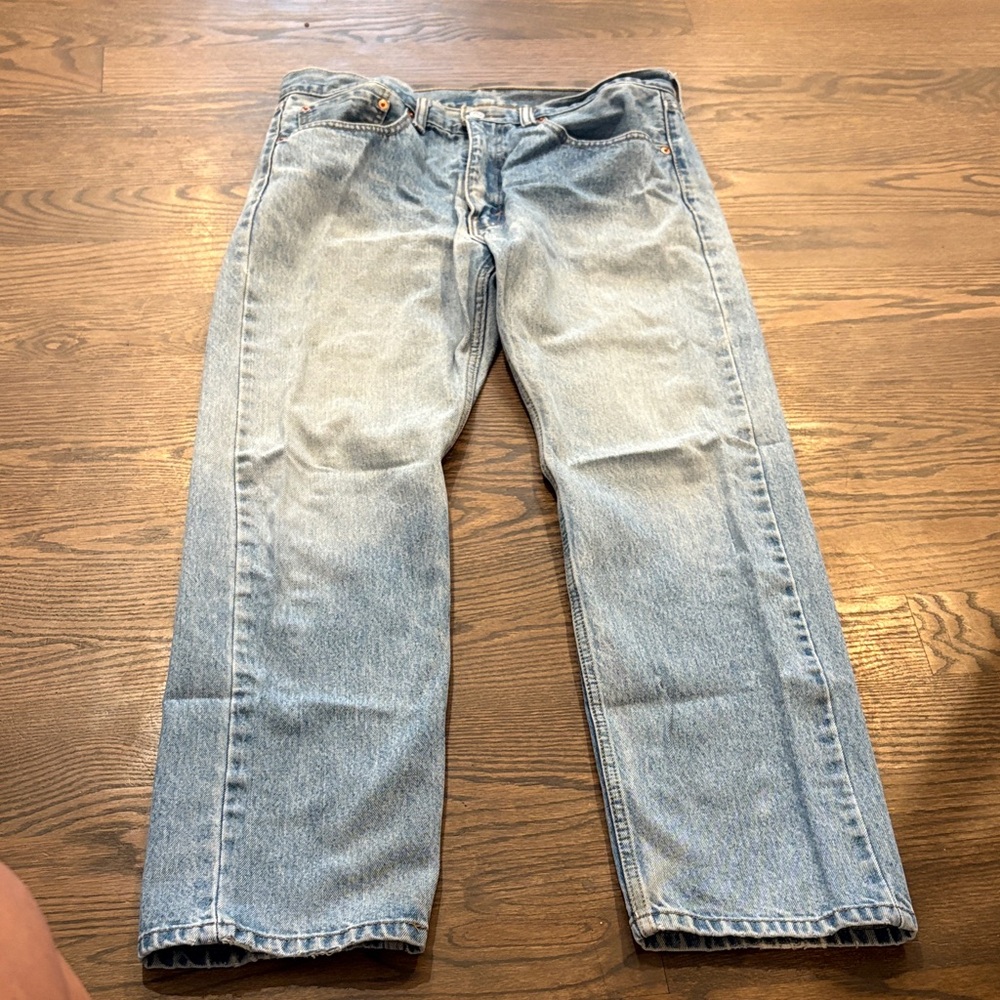 Levi's Light Blue Straight Jeans